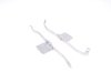 ES#2587647 - 4F0615269KT2 - Front Pad And Rotor Installation Kit - Includes all hardware and anti-seize for front pad & rotor replacement - Assembled By ECS - Audi