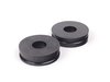ES#2650605 - PFR5-416Bx2 - Race Polyurethane 10mm Rear Upper Shock Mount Set - Allows rear shocks to perform to their fullest for optimum suspension efficiency. Includes both sections of the upper shock mount. - Powerflex Black Series - BMW