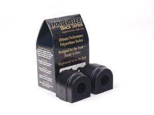 ES#2651065 - PFF5-4602-26Bx2 - E46 M3 Race Polyurethane Front Sway Bar Bushing Set - Stiffer bushings allow sway bars to work at their fullest potential. For 26mm front sway bar. - Powerflex Black Series - BMW