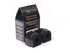 ES#2652170 - PFF5-4602-23.5B2 - E46 Race Polyurethane Front Sway Bar Bushing Set - Stiffer bushings allow sway bars to work at their fullest potential. For use with a 23.5mm sway bar - Powerflex Black Series - BMW