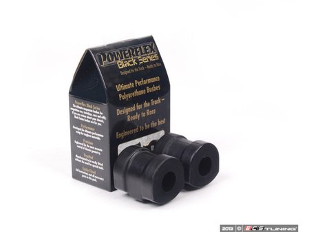 ES#2651801 - PFF5-310-23Bx2 - Race Polyurethane Front Sway Bar Bushing Set - Stiffer bushings allow sway bars to work at their fullest potential. For 23mm sway bar. - Powerflex Black Series - BMW