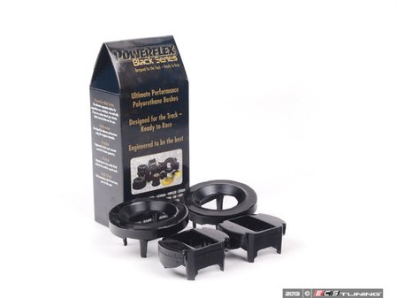 ES#2651257 - PFR5-421BX2 - Race Polyurethane Subframe Insert Set - Rear Position - A more planted subframe means a more planted rear end and better handling - Powerflex Black Series - BMW
