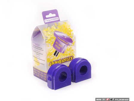 ES#2651391 - PFF5-1203-28x2 - E9X M3 Performance Polyurethane Front Sway Bar Bushing Set - Stiffer bushings allow sway bars to work at their fullest potential. For 28mm front sway bar. - Powerflex - BMW