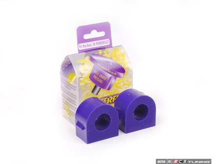 ES#2650826 - PFR5-1210-22.5x2 - Performance Polyurethane Rear Sway Bar Bushing Set - Stiffer bushings allow sway bars to work at their fullest potential. For 22.5mm rear sway bar. - Powerflex - BMW