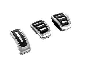 ES#2603124 - 8K1721173FKT - S4/S5 Pedal Set - Includes the brushed aluminum throttle, clutch and brake pedals - Genuine Volkswagen Audi - Audi