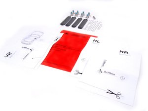 ES#197063 - 82790136426 - Install Kit For Roof Rack - Black Roof - Priced As Kit  - (NO LONGER AVAILABLE) - For the factory MINI roof rack - Genuine MINI - 