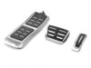 ES#2603122 - 8K1864777BKT - S4/S5 Pedal Set With Dead Pedal - Includes the brushed aluminum throttle, brake and dead pedals - Genuine Volkswagen Audi - Audi