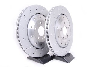ES#2681210 - 420615601FKT - Rear Brake Rotors - Pair (356x32) - Restore the stopping power in your vehicle - Genuine Volkswagen Audi - Audi