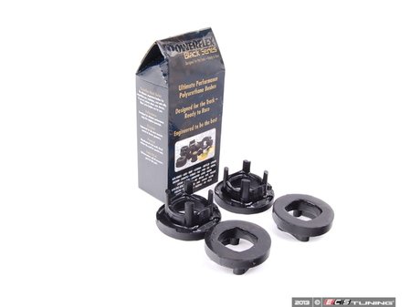 ES#2651728 - PFR5-419BX2 - Race Polyurethane Subframe Inserts - Front Position Set - A more planted subframe means a more planted rear end and better handling - Powerflex Black Series - BMW