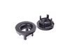 ES#2651728 - PFR5-419BX2 - Race Polyurethane Subframe Inserts - Front Position Set - A more planted subframe means a more planted rear end and better handling - Powerflex Black Series - BMW