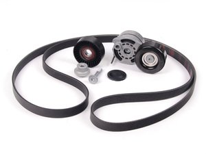 ES#2681165 - 06E903137JKT1 - Accessory Belt Kit - Includes the tensioner assembly, accessory belt, relay roller and hardware - Genuine Volkswagen Audi - Audi