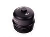 ES#2804266 - 002066ECS01-01 - Billet Aluminum Oil filter Cap - Black - Aluminum replacement for plastic OE housing - ECS - Porsche