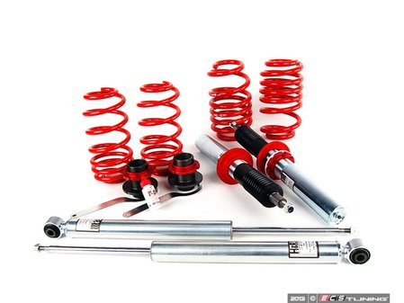 ES#2992467 - 29092-1kt1 - Performance Suspension Kit - Includes Street Performance coilovers and front and rear sway bars for increased suspension performance - H&R - Audi
