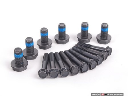 ES#2168 - A34CCBK - ECS Clutch/Flywheel Bolt Kit - 6 Flywheel bolts & 9 Pressure plate bolts - Assembled By ECS - Volkswagen