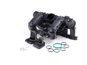 ES#3072586 - 11617559523KT3 - Intake Manifold Upgrade Kit - Bolt-on 3-stage intake manifold featuring a Bavarian Autosport intake manifold with high quality DISA valves and gaskets - Assembled By ECS - BMW