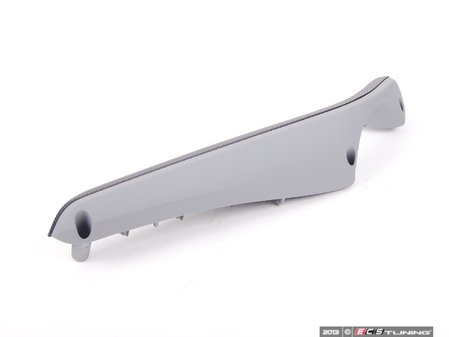 ES#100190 - 51417904071 - Front Left Armrest - Gray/Black Cube Aluminum - (NO LONGER AVAILABLE) - Fits both coupe and convertible models - Genuine BMW - 