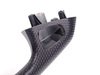 ES#100190 - 51417904071 - Front Left Armrest - Gray/Black Cube Aluminum - (NO LONGER AVAILABLE) - Fits both coupe and convertible models - Genuine BMW - 