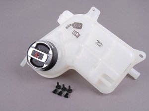 ES#2652175 - 8E0121403DKT2 - Expansion Tank Replacement Kit W/ R8 Coolant Cap - Install a brand new expansion tank with a new R8 polished aluminum cap and hardware - Assembled By ECS - Audi