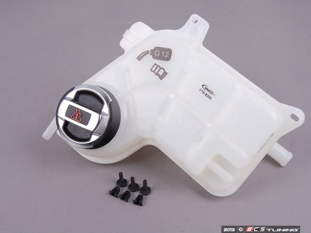 ES#2652175 - 8E0121403DKT2 - Expansion Tank Replacement Kit W/ R8 Coolant Cap - Install a brand new expansion tank with a new R8 polished aluminum cap and hardware - Assembled By ECS - Audi