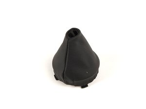 ES#48086 - 25167904014 - E46 M3 Shift Boot - Schwarz Leather - OEM replacement for your worn shift boot - Genuine BMW - BMW