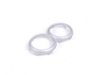 ES#83044 - 51167039240 - Silver Drink Ring Holder - Front - Trim located on the dual cup holder - Genuine MINI - MINI