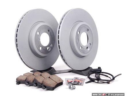 ES#2597816 - 34116768933KT13 - Front Brake Service Kit - Featuring Zimmerman rotors and ECS DD23 ceramic pads. - Assembled By ECS - MINI