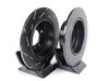 ES#522725 - USR554 - Sport Slotted Rear Brake Rotors - Pair (280x10) - Reduce the fading, improve your braking - EBC - BMW