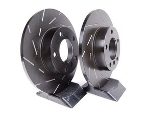 ES#2072395 - USR552 - Front Ultimax USR Sport Slotted Brake Rotors - Pair (286x12) - Upgrade to a slotted rotor for improved braking - EBC - BMW