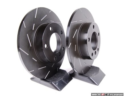 ES#2072395 - USR552 - Front Ultimax USR Sport Slotted Brake Rotors - Pair (286x12) - Upgrade to a slotted rotor for improved braking - EBC - BMW