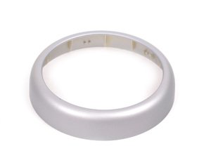 ES#83160 - 51167052160 - Shifter Boot Trim Ring - Silver - Attaches to the base of the shifter boot - Genuine MINI - MINI
