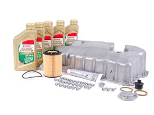 ES#2603015 - 021103601LIN - Oil Pan Installation Kit - Genuine - Everything needed for a smooth oil pan replacement. - Genuine Volkswagen Audi - Volkswagen