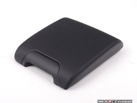 ES#86453 - 51168190199 - Front Armrest Lid - Leather - (NO LONGER AVAILABLE) - Schwarz/Black with out phone cradle - Genuine BMW - 