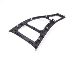 ES#82274 - 51166951576 - Fine Brushed Aluminum Center Console Trim - Front - Located around the shifter base - Genuine BMW - BMW