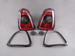 ES#2676386 - 63212320381 - Retrofit Kit For MINI Black Line Lights - (NO LONGER AVAILABLE) - Upgrade to the Black Line light kit : JCW Aerodynamics kit version, Can be used on Cooper and Cooper S/JCW models without aero kit - Genuine MINI - 