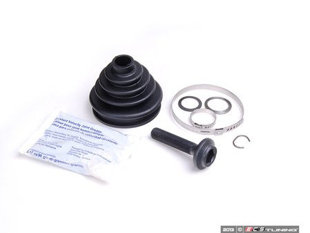 ES#2642 - 4A0498203C - Front Outer CV Joint Boot Kit - Priced Each - Stop losing CV grease and extend axle joint life - Rein - Audi Volkswagen
