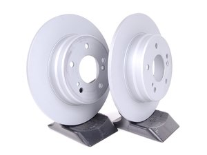 ES#2587138 - 2034230112KT2 - Rear Brake Rotors - Pair - Includes Rotors For Left And Right Sides - Does Not Include New Rotor Hold Down Screws - Zimmermann - Mercedes Benz