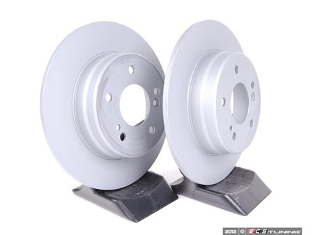 ES#2587138 - 2034230112KT2 - Rear Brake Rotors - Pair - Includes Rotors For Left And Right Sides - Does Not Include New Rotor Hold Down Screws - Zimmermann - Mercedes Benz