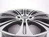ES#2143285 - 716-1 - 18" Style 716 Wheels - Square Set Of Four - (NO LONGER AVAILABLE) - 18x8" ET35 72.6CB 5x120. Gunmetal with machined face. - Alzor - 