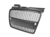 ES#2992748 - YT601203PH - RS4 Mesh Style Grille - Black With Black Frame - Add a sleek new look to your front end with this black mesh grille. - ECS - 