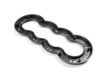 ES#2992748 - YT601203PH - RS4 Mesh Style Grille - Black With Black Frame - Add a sleek new look to your front end with this black mesh grille. - ECS - 