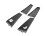 ES#2992748 - YT601203PH - RS4 Mesh Style Grille - Black With Black Frame - Add a sleek new look to your front end with this black mesh grille. - ECS - 