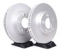 ES#2539283 - 95535140141KT2 - Front Brake Rotors - Pair (330x32) - Directional front axle fitment - Both left and right - Meyle - Volkswagen Porsche