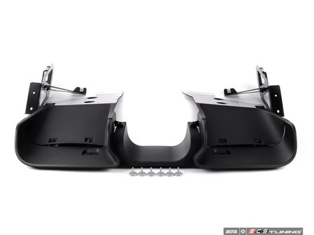 ES#4475598 - 51747330558KT1 - JCW GP2 Rear Center Diffuser Retrofit & Hardware Kit  - For installing on vehicles with rear JCW Aerodynamic bumper, include 6 gray main mounting bolts. - Assembled By ECS - MINI