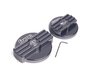ES#2609213 - FMCAPS2-BLK - Coolant And Oil Caps - Black  - (NO LONGER AVAILABLE) - Add some class to your engine bay with these alloy caps - Forge - 