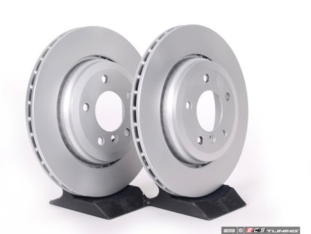 ES#2135687 - 34216855157KT2 - Rear Brake Rotors - Pair (320x22) - Featuring a protective Meyle Platinum coating. - Meyle - BMW