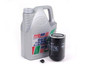 ES#6901 - 058198000 -  Oil Service Kit - With ECS Magnetic Drain Plug - Includes large Mann oil filter and Pentosin 5w-40 oil - Assembled By ECS - Audi Volkswagen