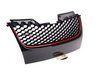 ES#1928348 - 21-9549RA - Badgeless Grille - Black With Red Strip - With Notch Filler - (NO LONGER AVAILABLE) - Add a sleek custom touch to your MK5 - ECS - 