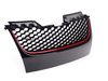 ES#1928348 - 21-9549RA - Badgeless Grille - Black With Red Strip - With Notch Filler - (NO LONGER AVAILABLE) - Add a sleek custom touch to your MK5 - ECS - 
