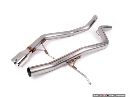 ES#2661283 - 49-46404 - 2.5" Cat-Back Exhaust - Stainless steel exhaust with single polished stainless tip - AFE - Volkswagen