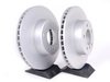 ES#2996985 - 34356789494KT - Front And Rear Brake Service Kit - Featuring ECS V5 coated rotors and ECS DD23 "Daily Driver" ceramic pads. - Assembled By ECS - BMW